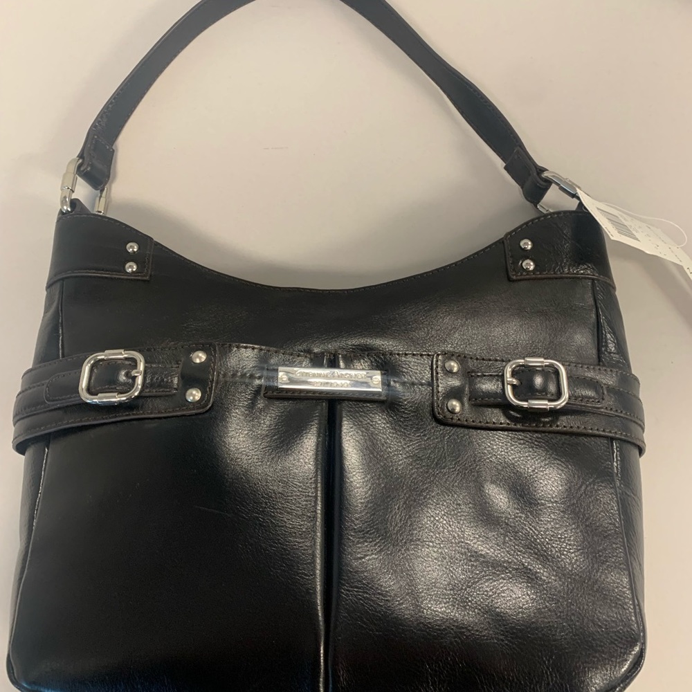 Etienne Aigner black leather shoulder bag NWT